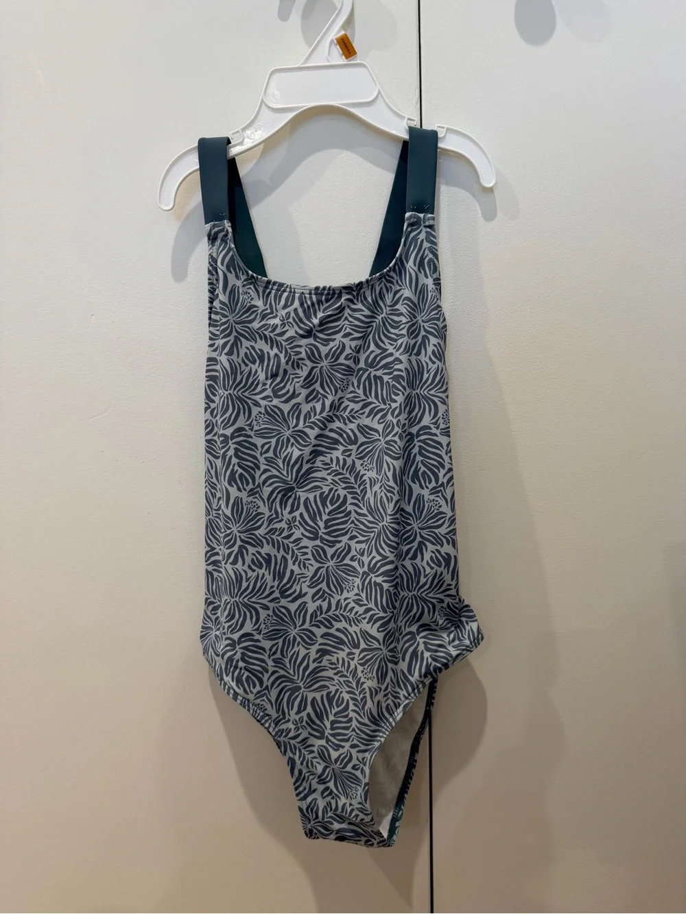 Zara Kids Floral One-Piece Swimsuit in Blue
